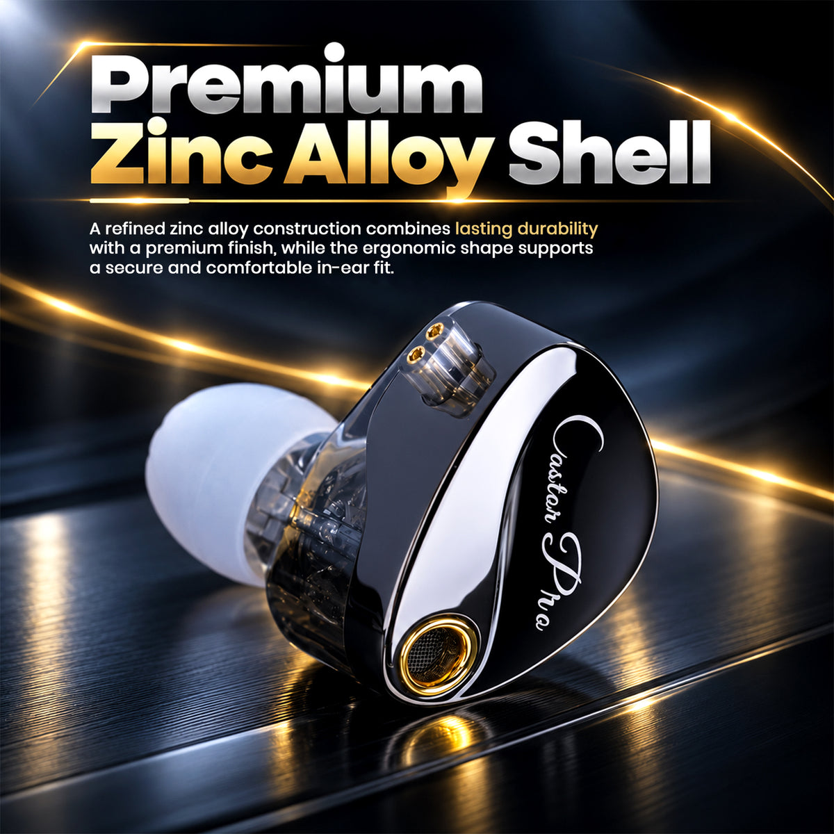 AUDIOCULAR x KZ Castor Pro Dual Dynamic Driver IEM