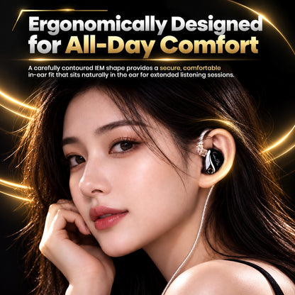 AUDIOCULAR x KZ Castor Pro Dual Dynamic Driver IEM