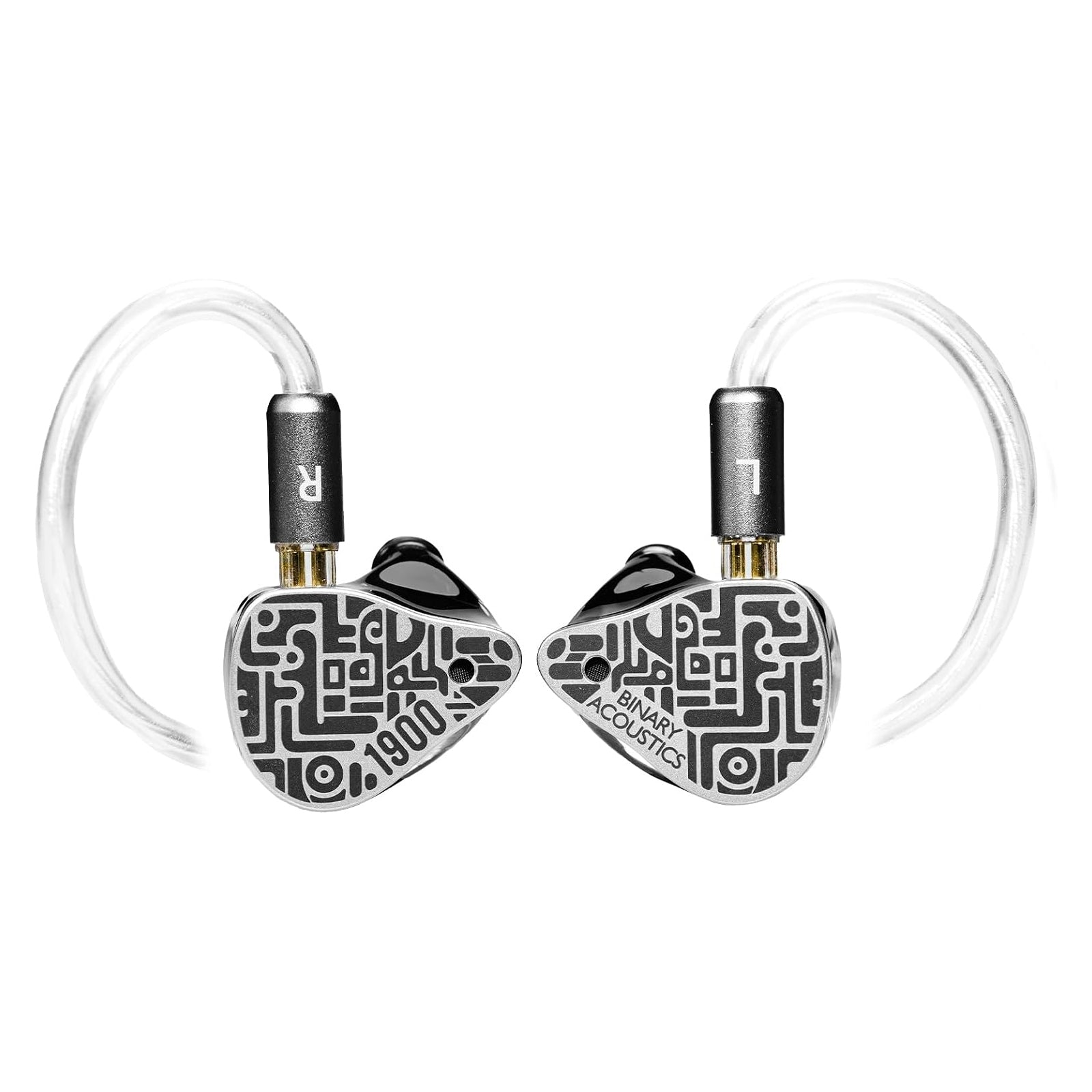Binary Acoustics - 1900 10mm DD + 6mm Passive Radiator + 4BA Hybrid IEMs