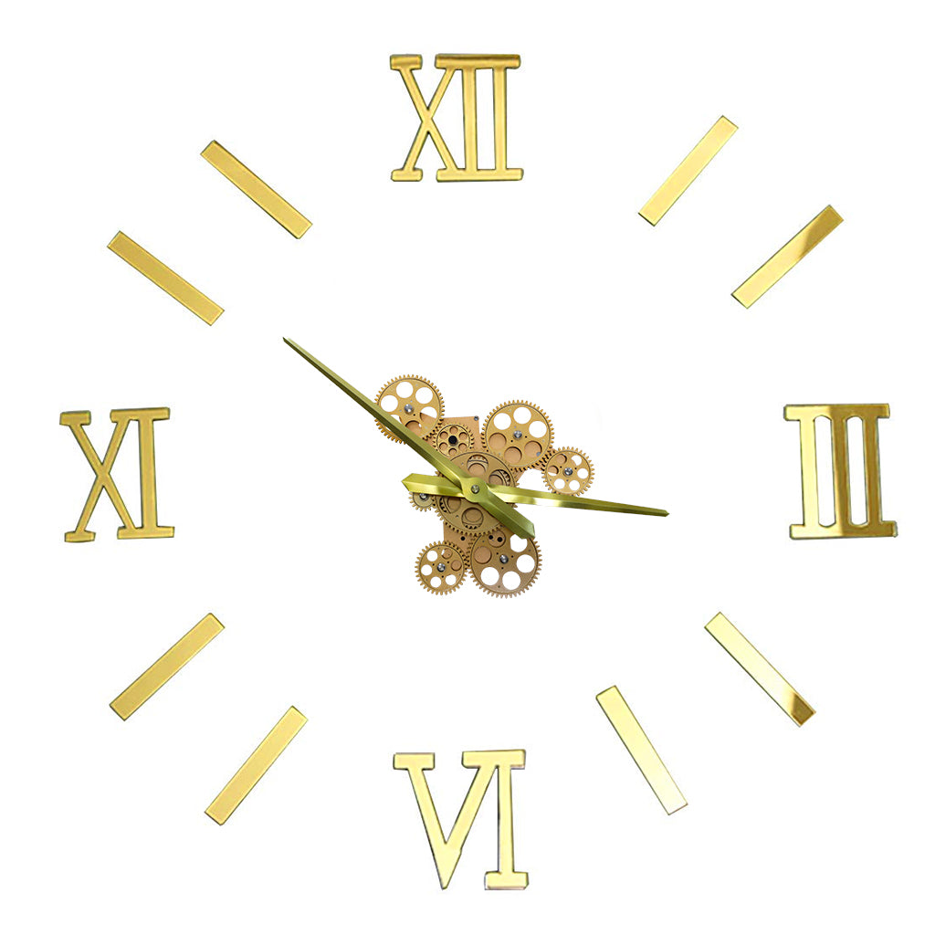 DIY 3D Analog Wall Clock for Home & Office Decoration