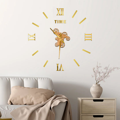 DIY 3D Analog Wall Clock for Home & Office Decoration