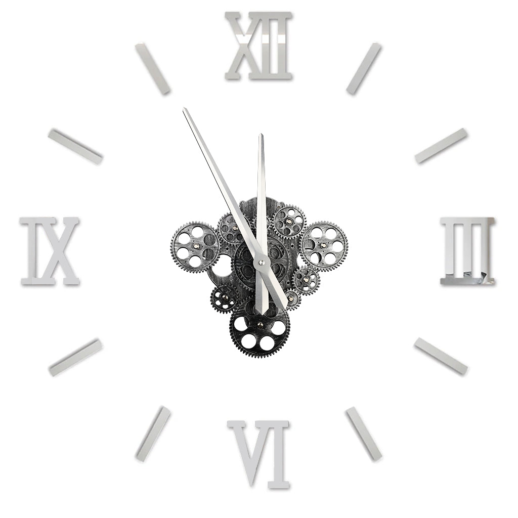 DIY 3D Analog Wall Clock for Home & Office Decoration