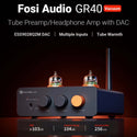 Fosi Audio – GR40 ESS9028Q2M Tube DAC Preamplifier With Bluetooth - 16