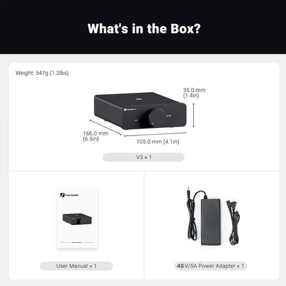 Fosi Audio - V3 48V Stereo Power Amplifier