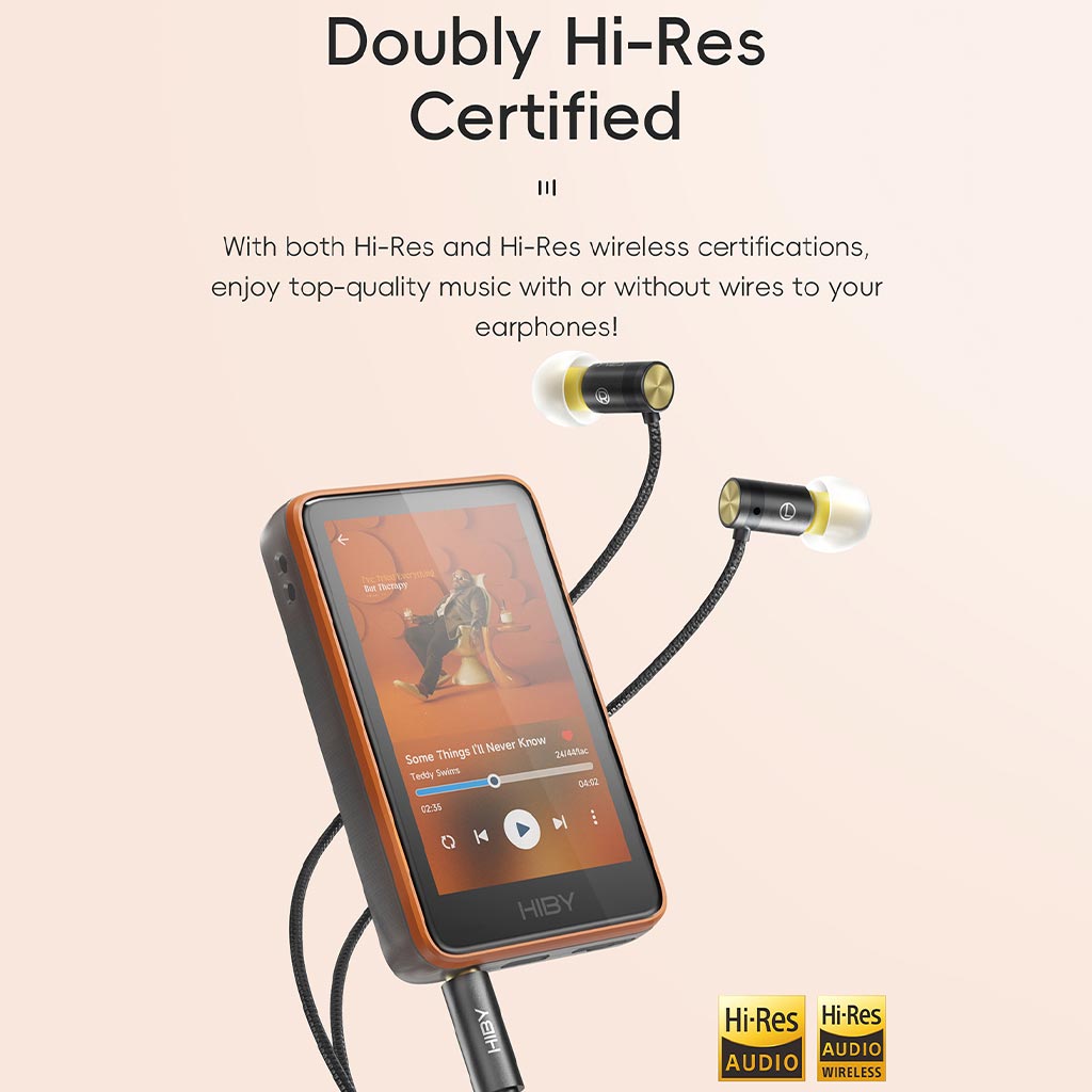 HiBy R1 Digital Audio Player Hi Res Certified 