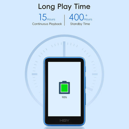 HiBy R1 Digital Audio Player Black Last Long Battery 