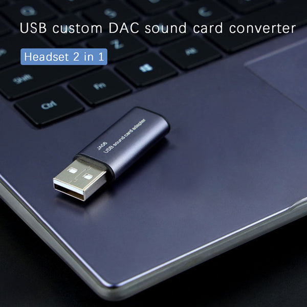 JCALLY – JA06 USB to 3.5mm Headphone External Sound Card Converter - 12