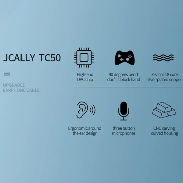 JCALLY – TC50 Upgrade Cable for IEM - 8