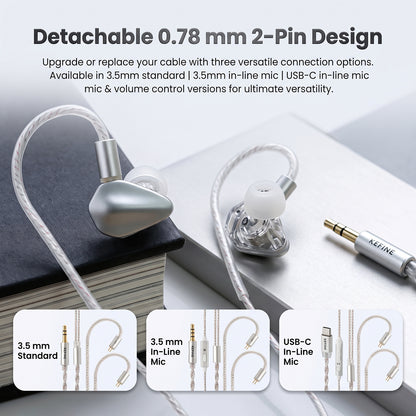 KEFINE - Loric 10mm Dynamic Driver IEMs