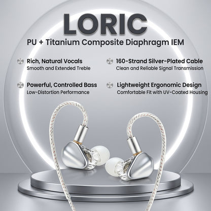 KEFINE - Loric 10mm Dynamic Driver IEMs