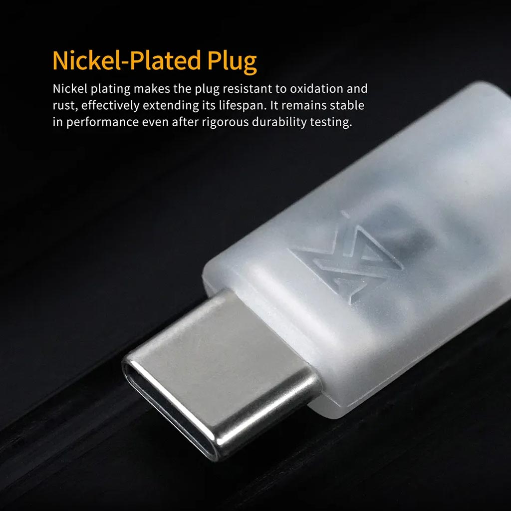 KZ Type-C OFC Cable Nickel Plated Plug