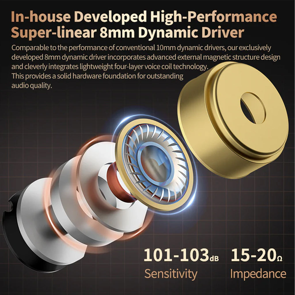 KZ Vader 8mm Triple Dynamic Driver IEM | Concept Kart