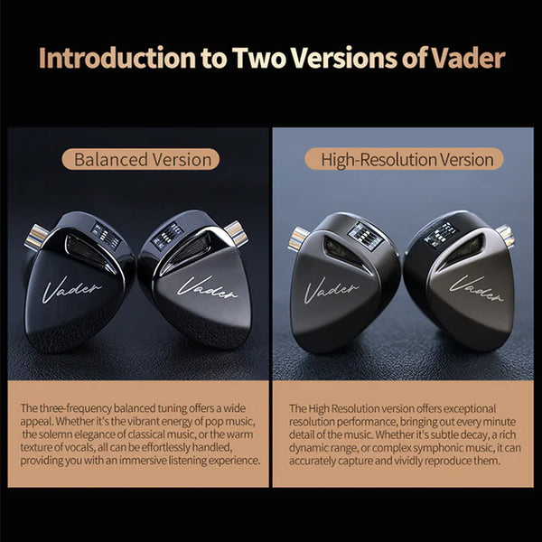 KZ Vader 8mm Triple Dynamic Driver IEM - 2