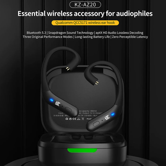 KZ AZ20 TWS Wireless Bluetooth Adapter for IEM – Concept Kart