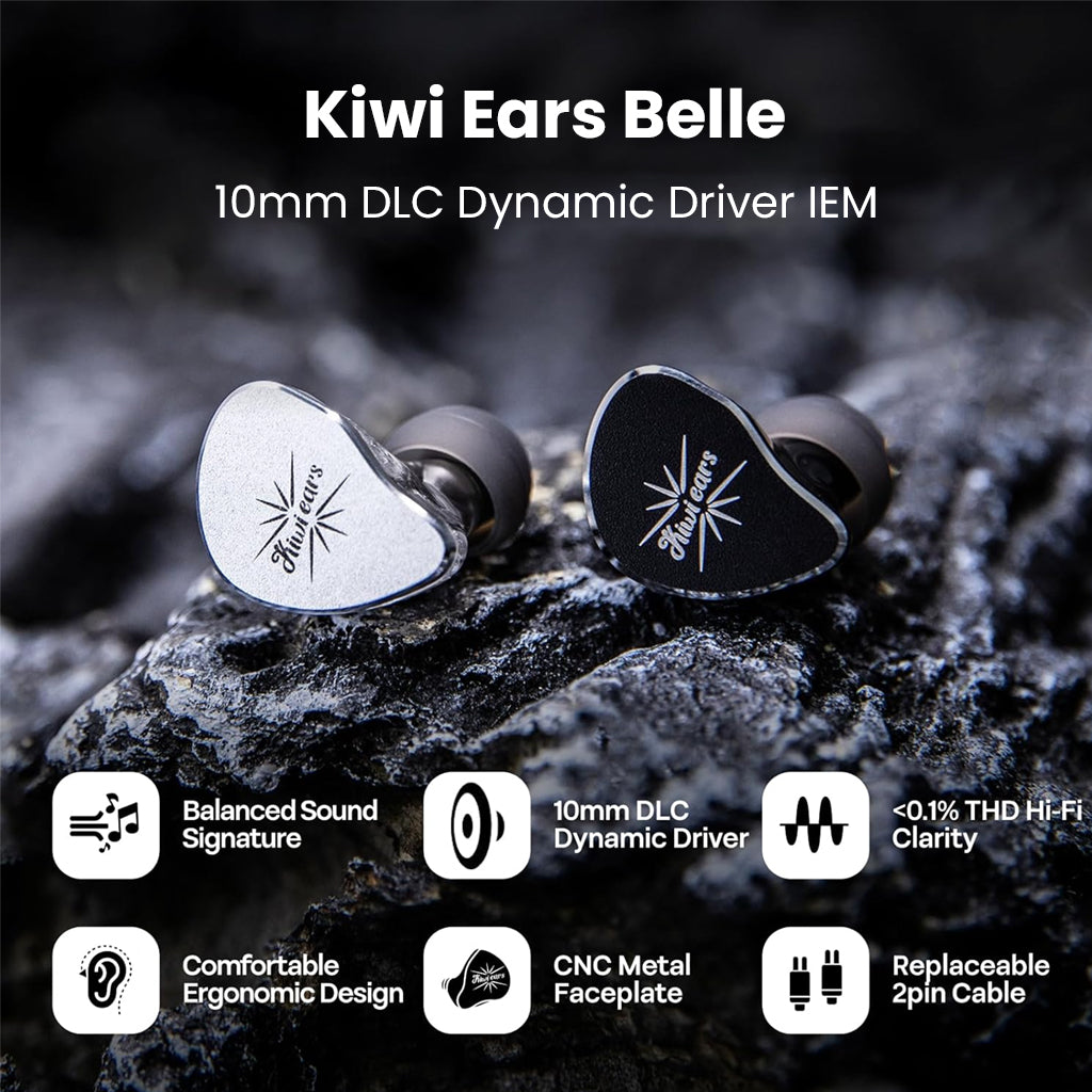KiwiEars - Belle 10mm Dynamic Driver IEM