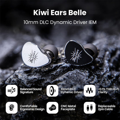 KiwiEars - Belle 10mm Dynamic Driver IEM