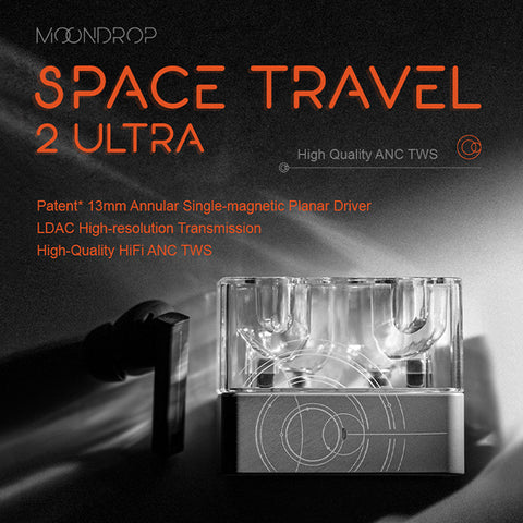 MOONDROP - Space Travel 2 Ultra ANC Bluetooth True Wireless Earbuds - 0