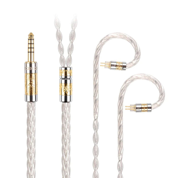 NiceHCK Moongod Japan Silver Upgrade Cable for IEMs - 1