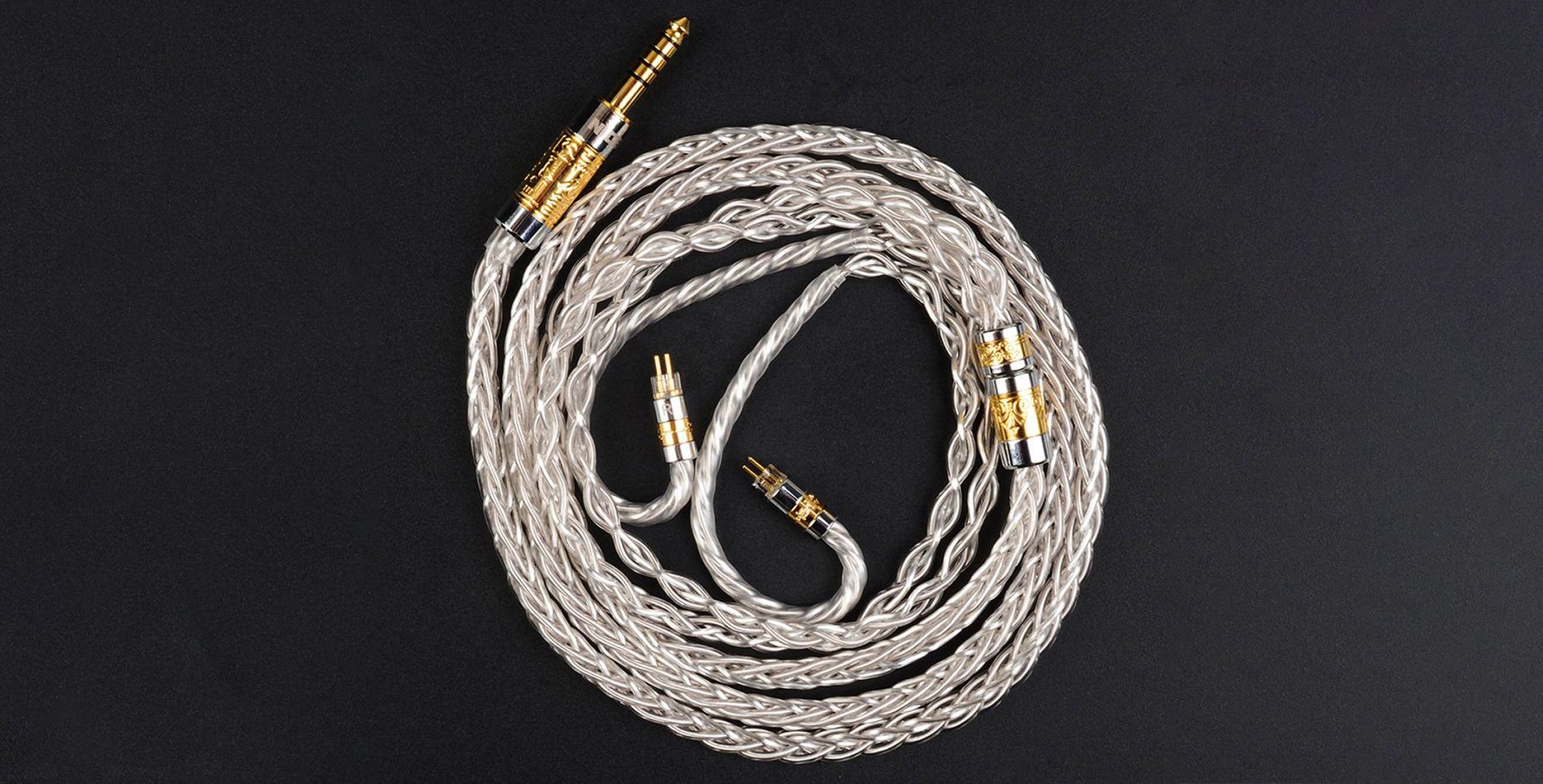 NiceHCK Moongod Japan Silver Upgrade Cable for IEMs | Concept Kart