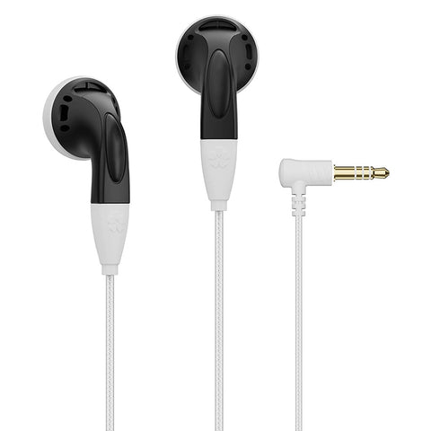 NiceHCK-YDSmall 14.8mm Dynamic Driver Wired Earphone with 3.5mm jack in panda color, ergonomic design for comfortable fit.