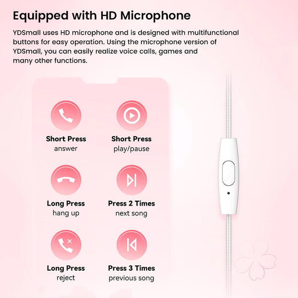 NiceHCK- YDSmall 14.8mm Dynamic Driver Wired Earphone - 6