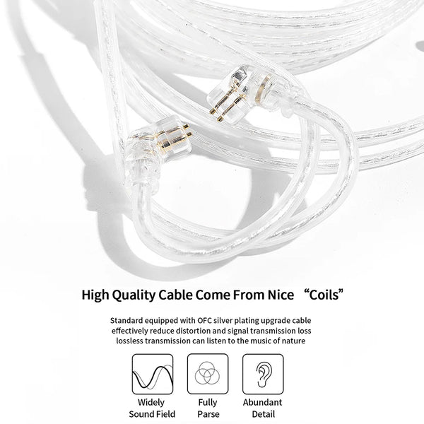 JCALLY – PJ3 Upgrade Cable for IEM with mic - 7