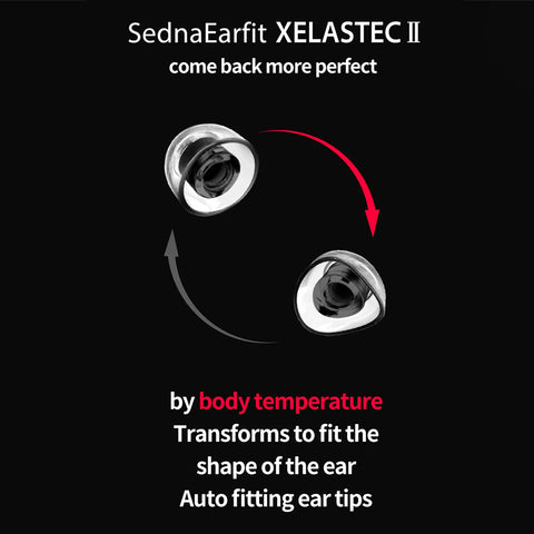  Sednaearfit XELASTEC 2 Silicone Eartips