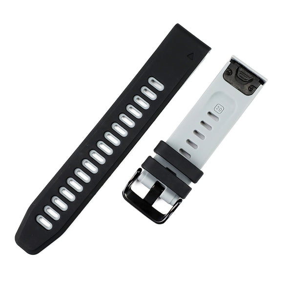 TECPHILE - 20mm Quickfit Watch Band for Garmin Fenix 6S/6S Pro - 14