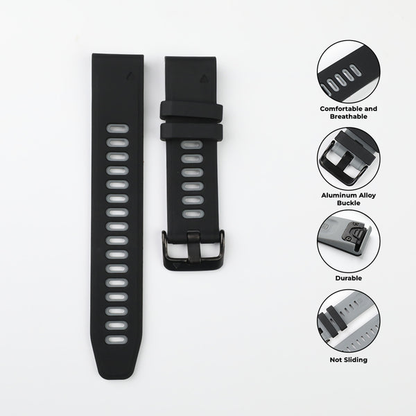 TECPHILE - 20mm Quickfit Watch Band for Garmin Fenix 6S/6S Pro - 2
