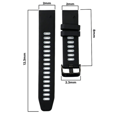 Concept-kart-TECPHILE-20mm-Quickfit-Watch-Band-for-Garmin-Fenix-6S6S-Pro-Black-_5