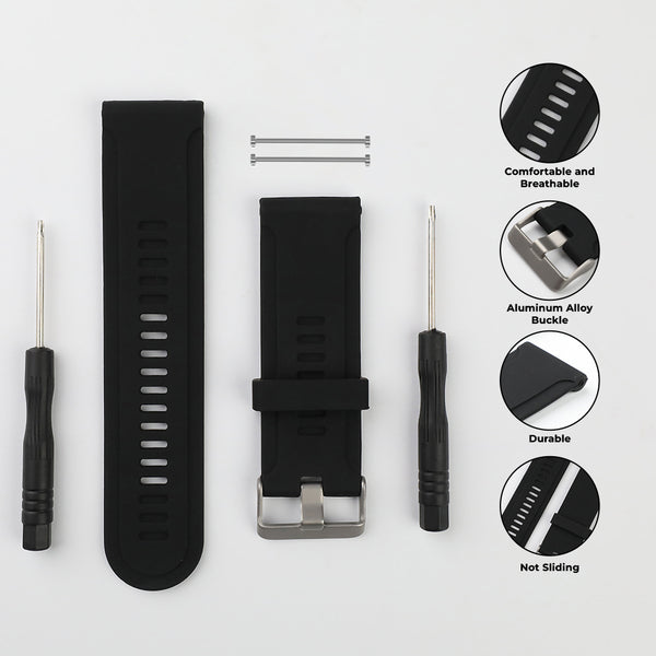 TECPHILE - 26mm Watch Band for Garmin Fenix 3 - 4
