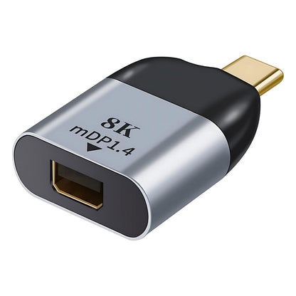 Concept-kart-TECPHILE-8K-MDP-Type-C-Adapter-Grey-01 Main Image