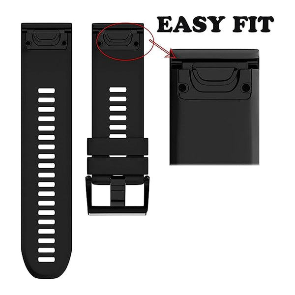 TECPHILE - 26mm Quickfit Watch Band for Garmin Fenix 5X - 4