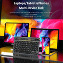 TECPHILE - XK030D Wireless Keyboard with Backlit - 5