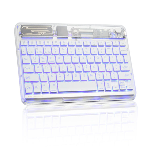 TECPHILE - XK030D Wireless Keyboard with Backlit - 9