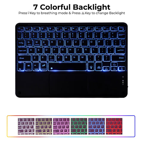 TECPHILE – ZW109T Magnetic Keyboard Case for Realme Pad X 10.95” - 0