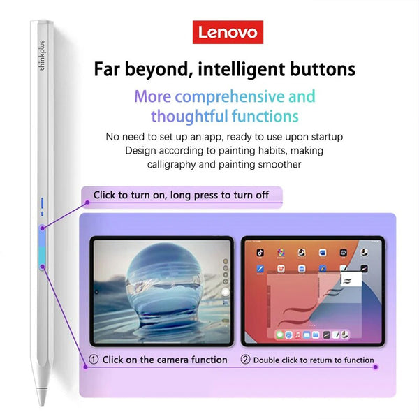 Lenovo – Thinkplus BP19 Universal Stylus Pen For Capacitive Screens (Demo Unit) - 3