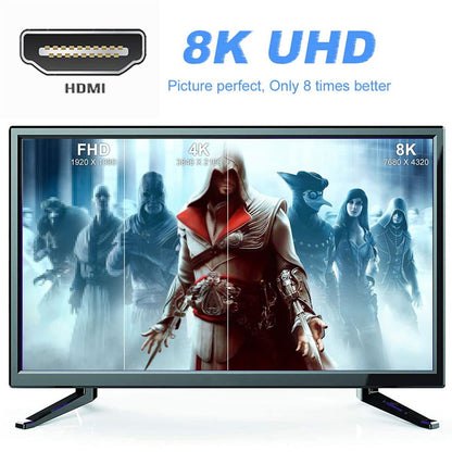 TECPHILE - 8K UHD HDMI 2.1 Converter Adapter