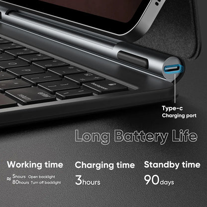 Keyboard case for samsung s9 s9fe cover magic magnetic type C charging port