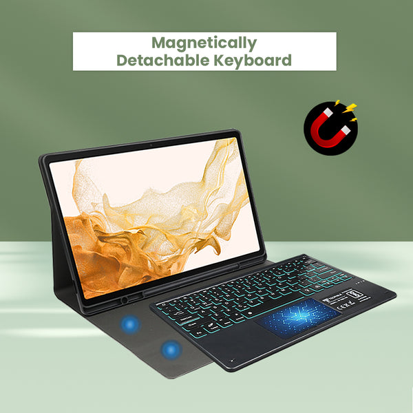 TECPHILE -X900T Keyboard Case for Samsung Galaxy Tab S8 Ultra - 6