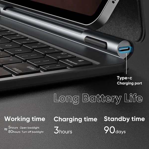Magnetic Keyboard Case M11P-B-S9+ for Samsung Galaxy Tab - 3