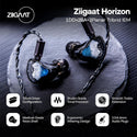 ZiiGaat- Horizon 10mm Dynamic Driver+ 2BA+ 2 Planar Tribrid IEM - 2