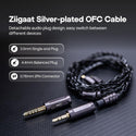ZiiGaat- Horizon 10mm Dynamic Driver+ 2BA+ 2 Planar Tribrid IEM - 7