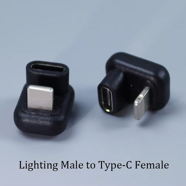 TECPHILE- U-shaped Type-C Female to Lighting Adapter - 2