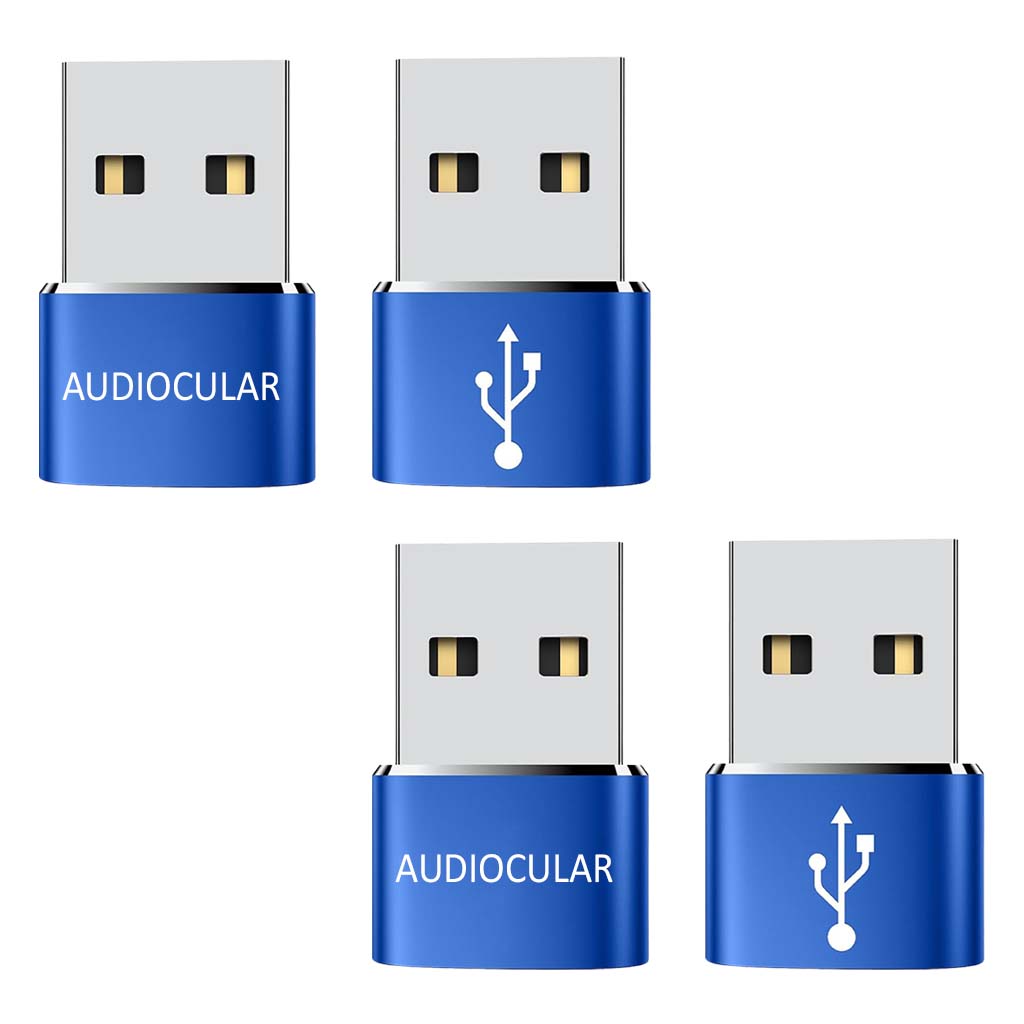 AUDIOCULAR- Type-C Female to USB-A Male OTG Adapter