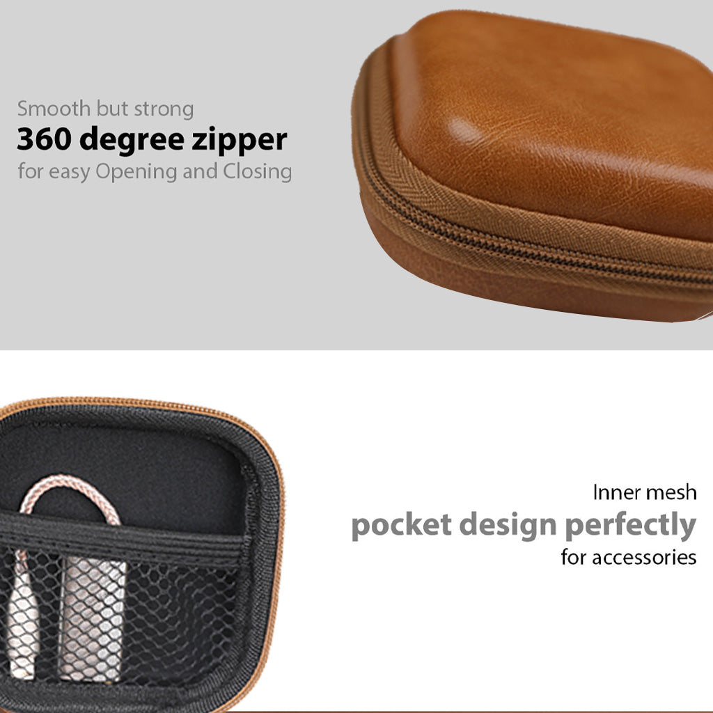 JUZEAR - AC34 PU Leather Earphone Case for IEM