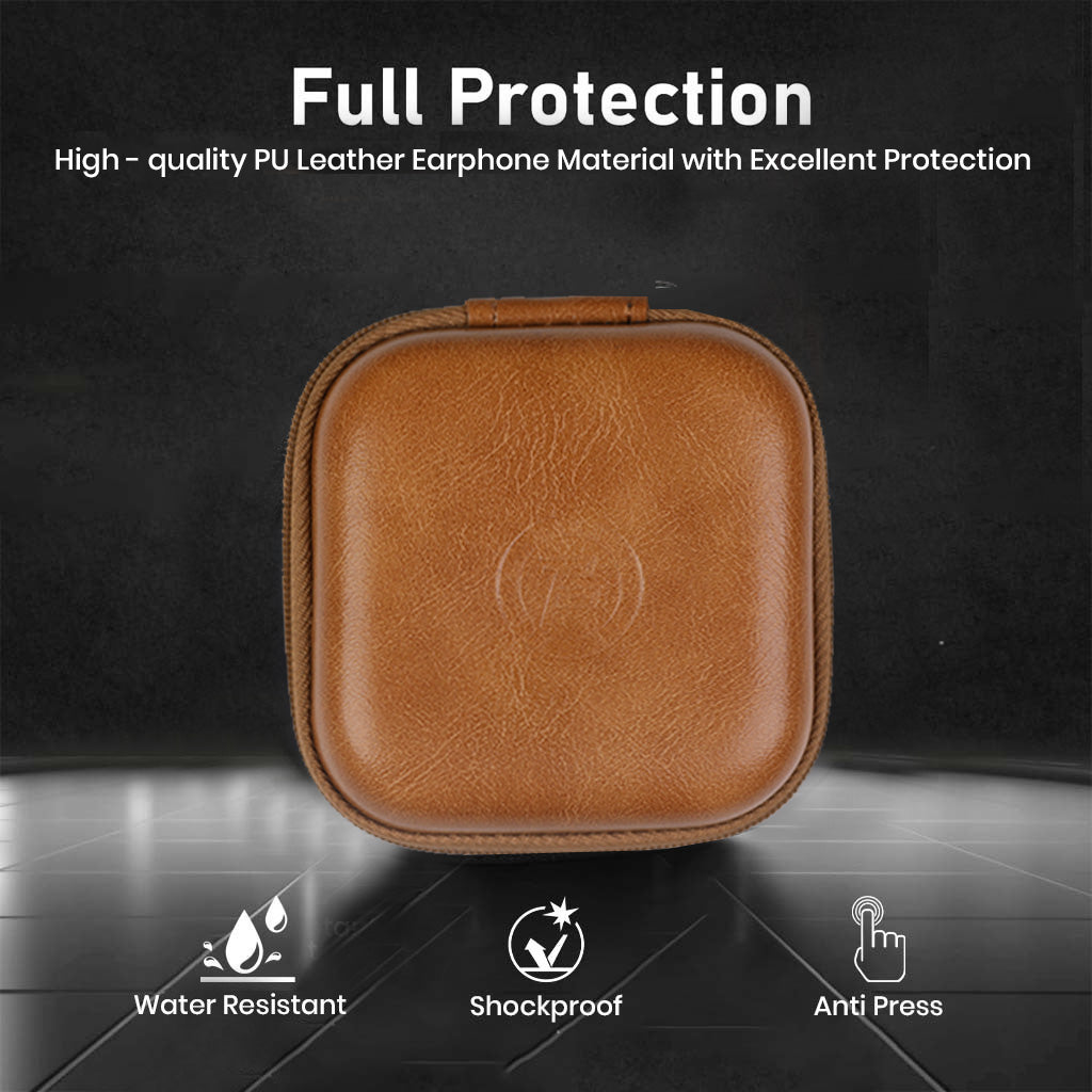 JUZEAR - AC34 PU Leather Earphone Case for IEM