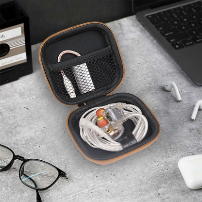 JUZEAR - AC34 PU Leather Earphone Case for IEM