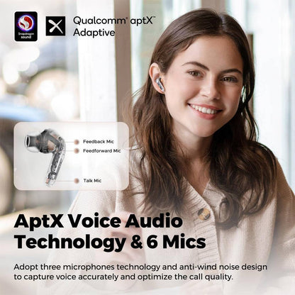 SoundPEATS Air4 Pro earbuds black 6 mics