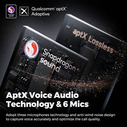 SoundPEATS Air4 Pro earbuds black aptx